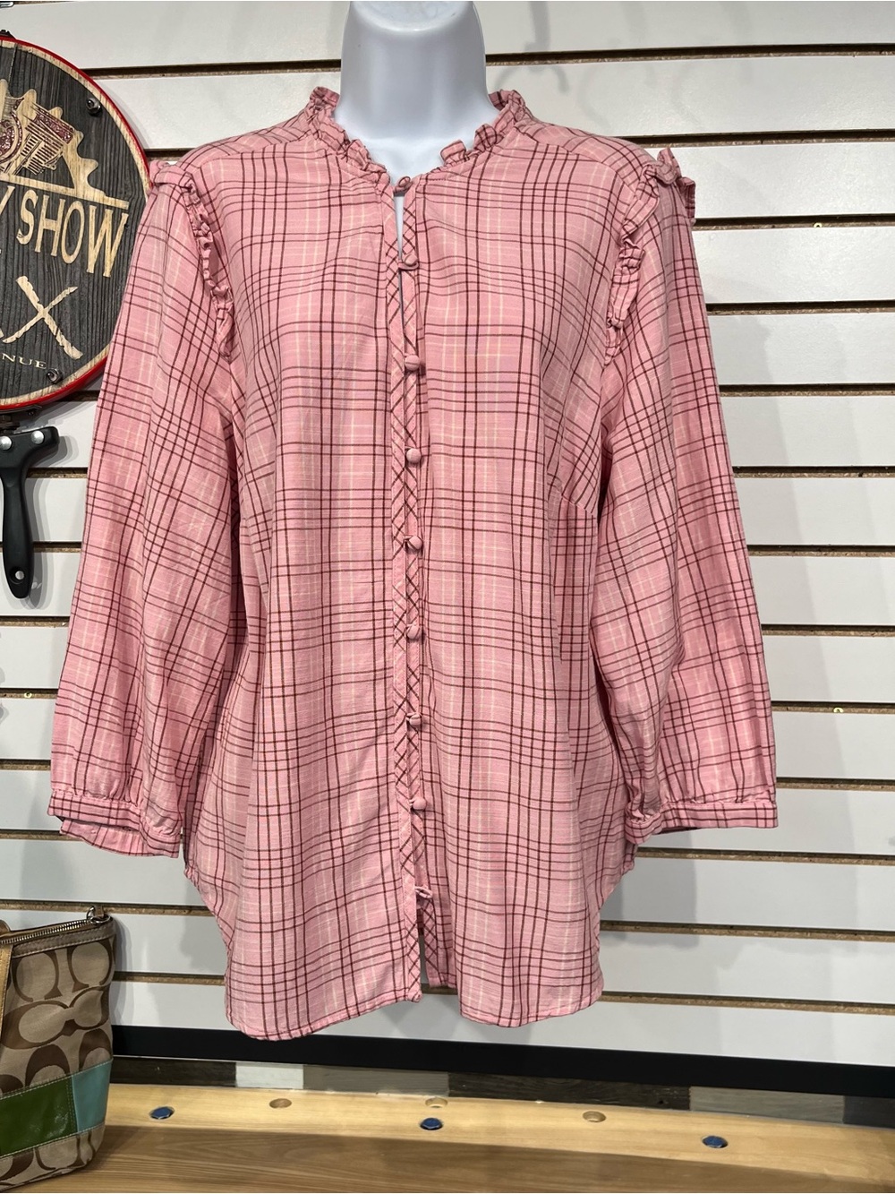 LC Lauren Conrad 0X blouse - Picture 2 of 8